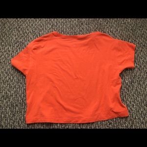 Orange lululemon cates tee